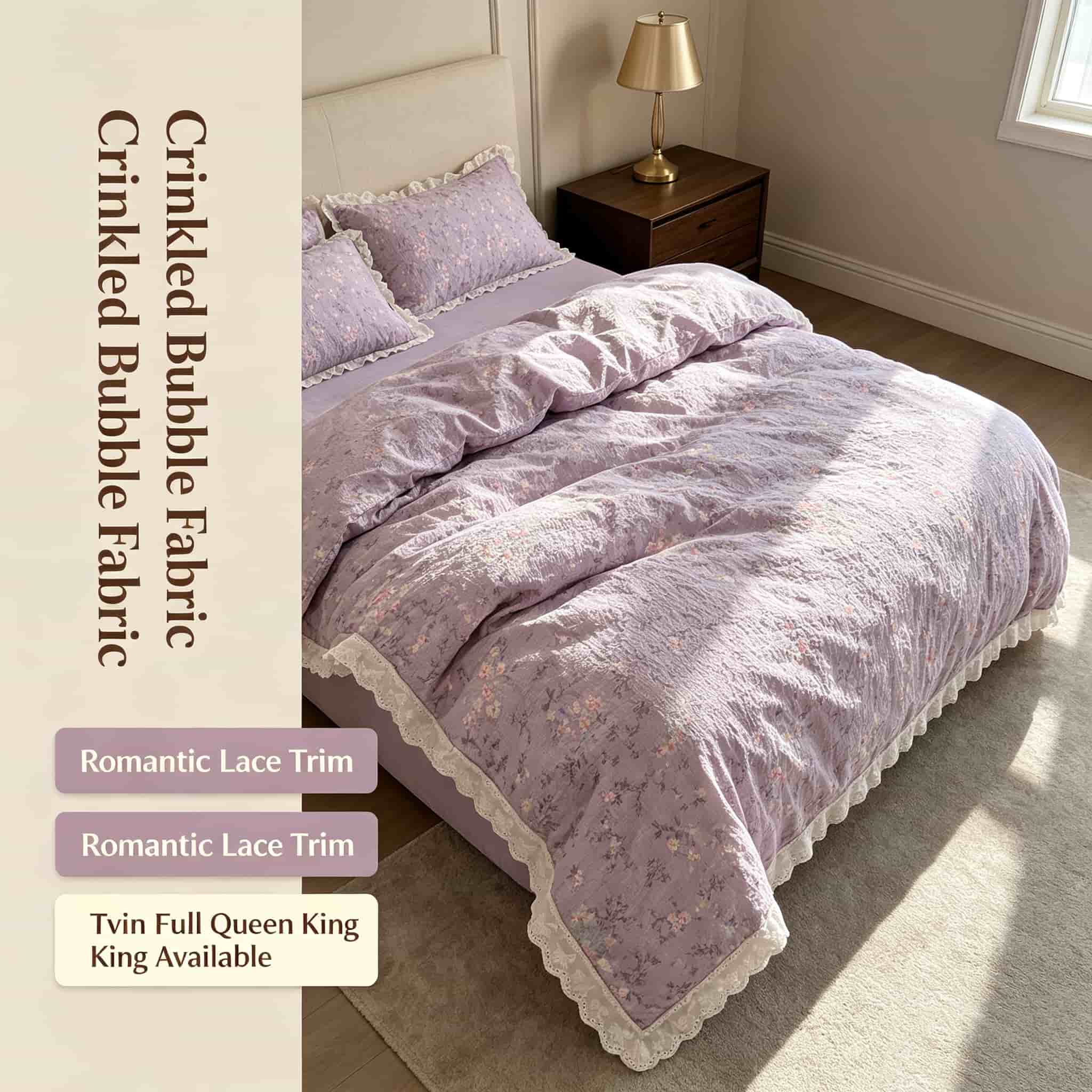 Aesthetic Floral Duvet Cover - Conjuntos de roupa de cama com