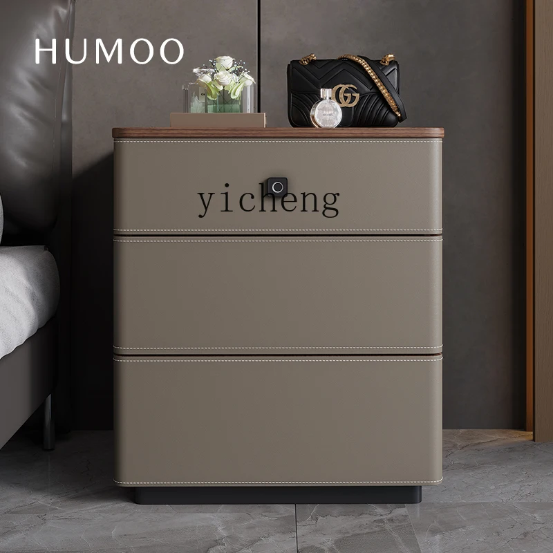 Storage & Organization - Cofre de cabeceira em couro X5-14