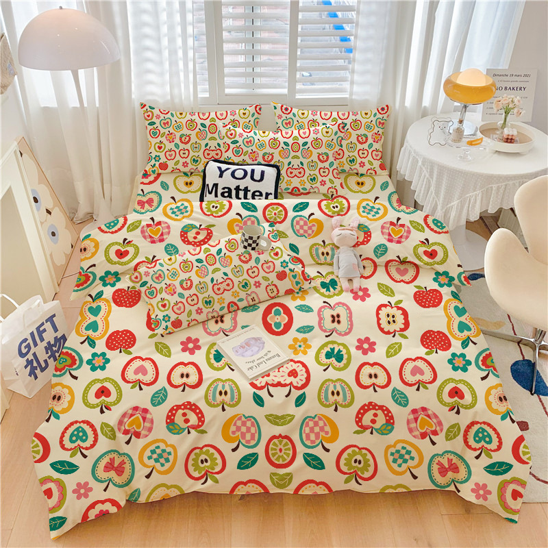 Aesthetic Floral Duvet Cover - Conjunto de roupa de cama com
