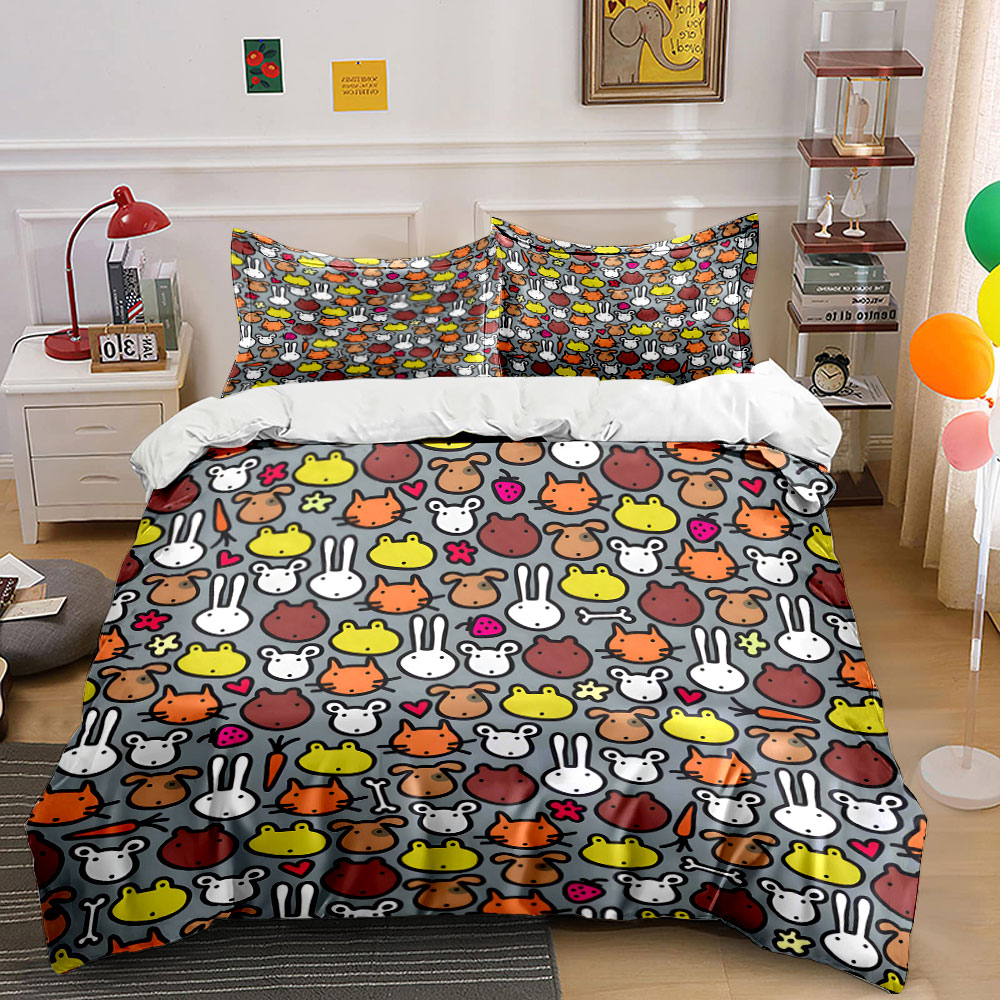 Duvet Cover Sets With Zipper - Conjunto de capa de edredom com