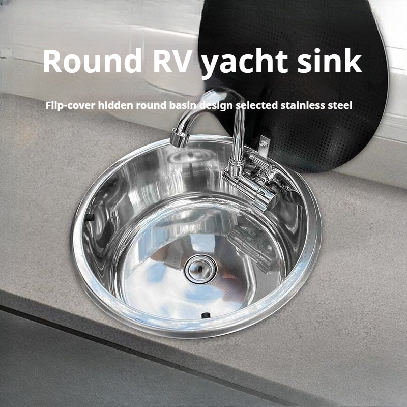 Pia circular rv com tampa, tam - Kitchen avaliação e preço