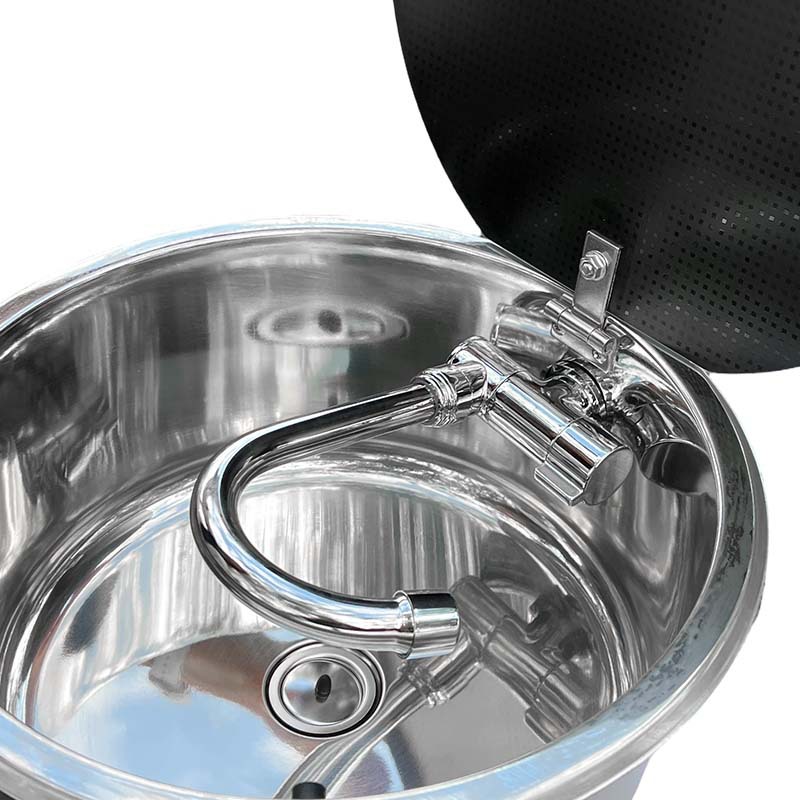 Pia circular rv com tampa, tam - Kitchen avaliação e preço