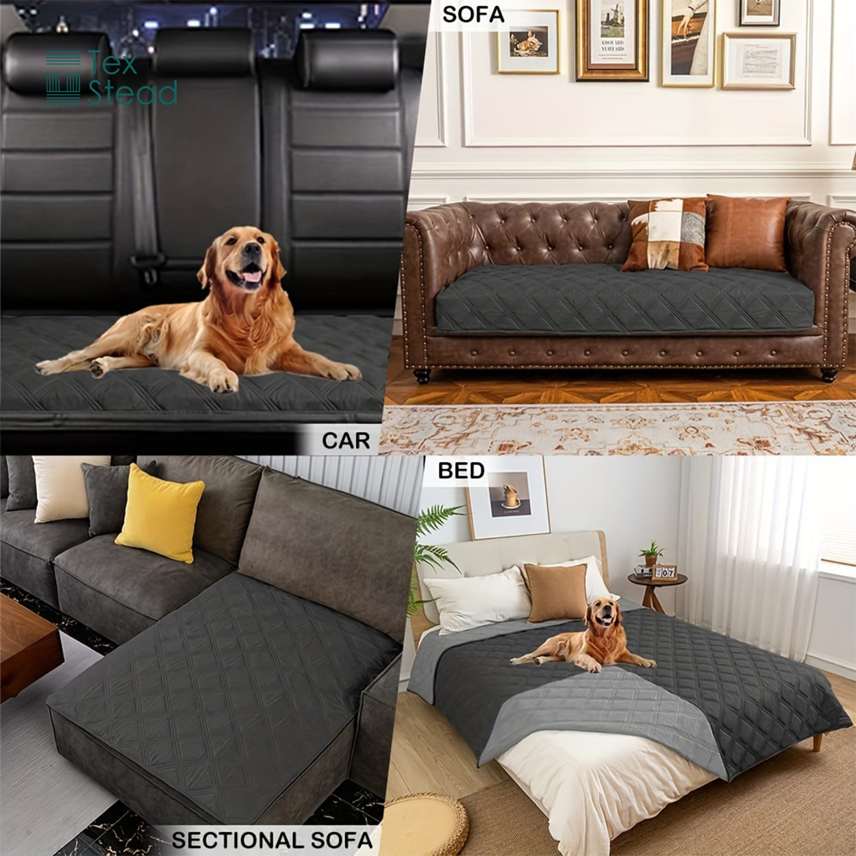 Capa de Cama para Cães Reversí - Waterproof Mattress Protector Breathable avaliação e preço