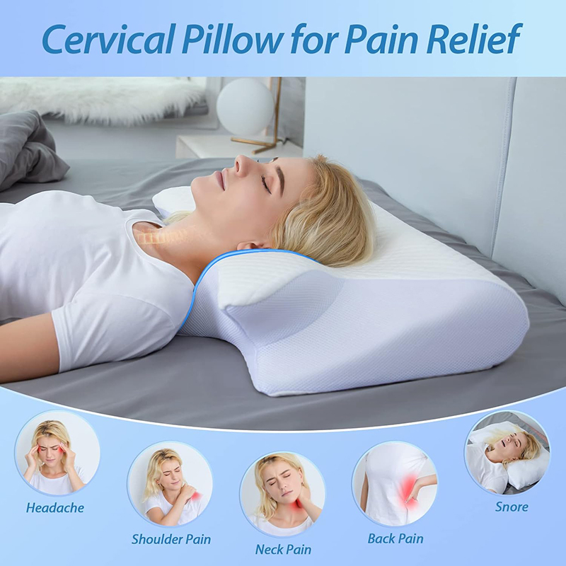 Nova Almofada Cervical de Espu - Anti Snore Contour Pillow avaliação e preço