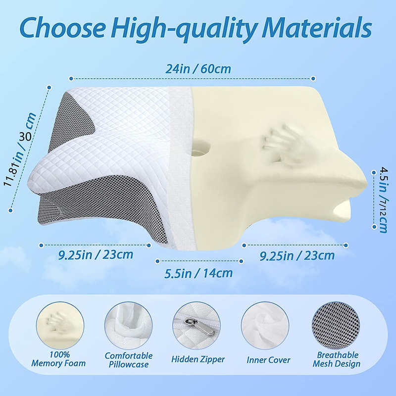 Nova Almofada Cervical de Espu - Anti Snore Contour Pillow avaliação e preço