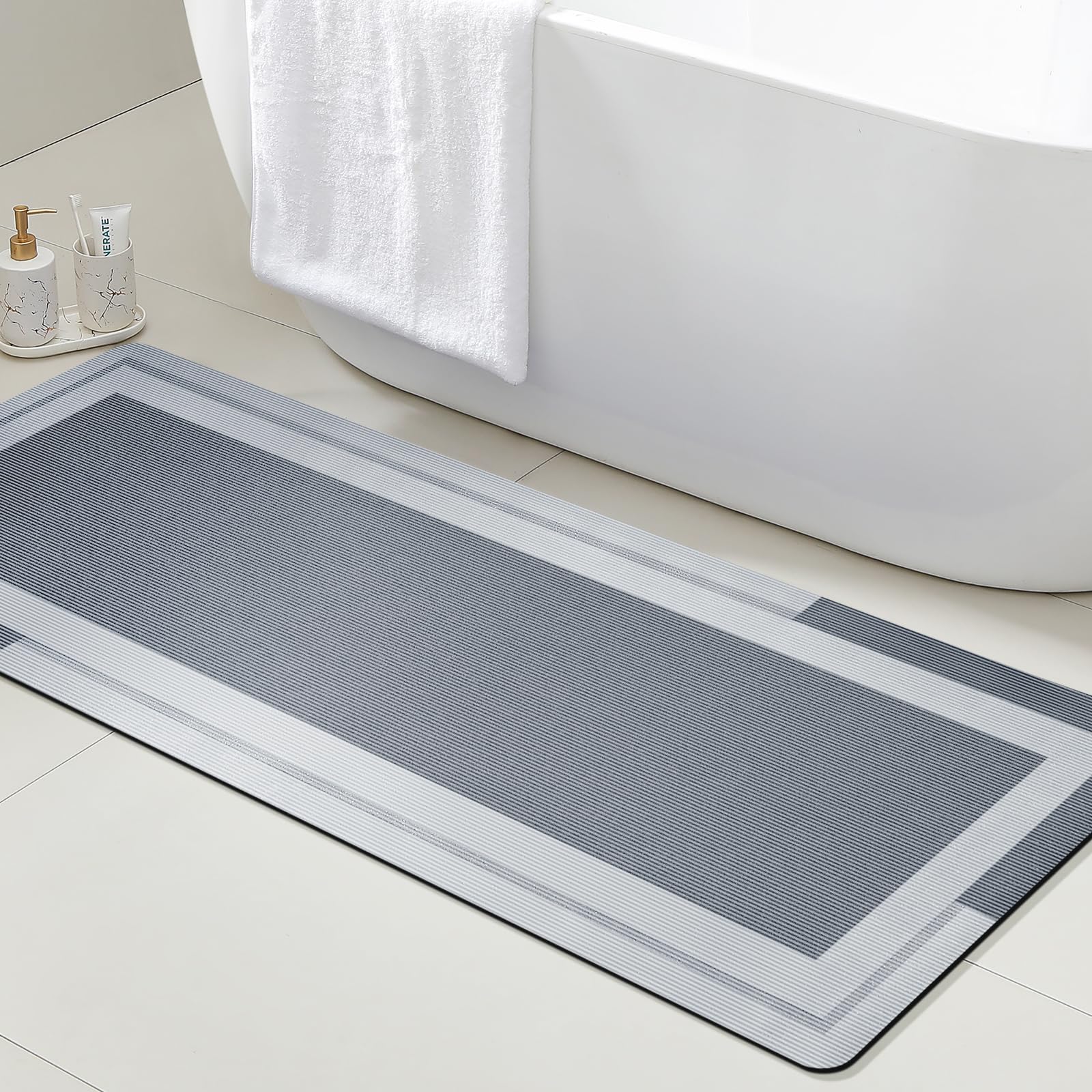 Vikama tapete de banheiro com  - Quick Dry Diatomite Bath Mat avaliação e preço