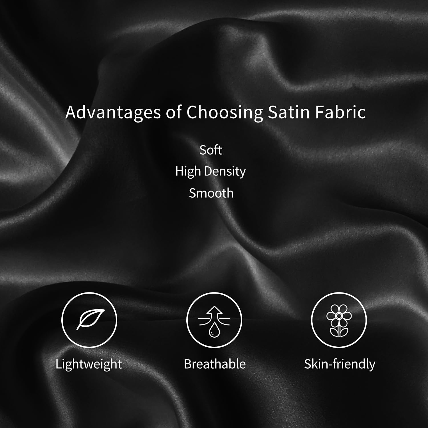 2 pacotes de fronhas de cetim  - Satin Silk Pillowcase Hair Skin avaliação e preço