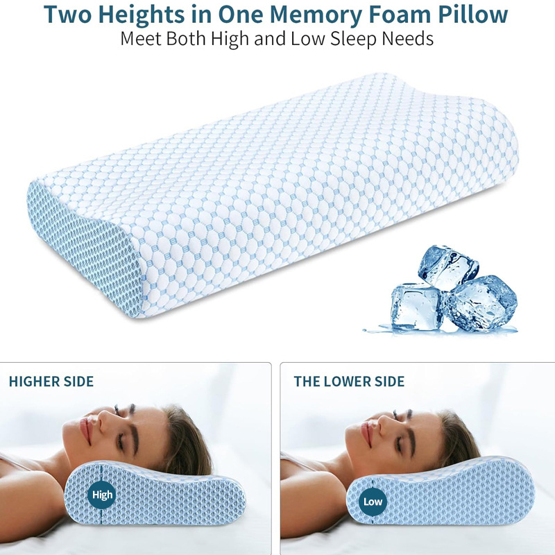Travesseiro de recuperação len - Anti Snore Contour Pillow avaliação e preço