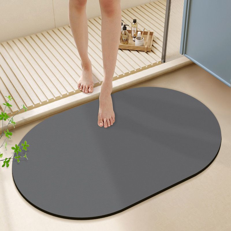 Tapete de Banho Oval Irregular - Quick Dry Diatomite Bath Mat avaliação e preço