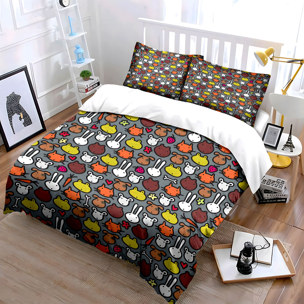 Conjunto de capa de edredom co - Duvet Cover Sets With Zipper avaliação e preço