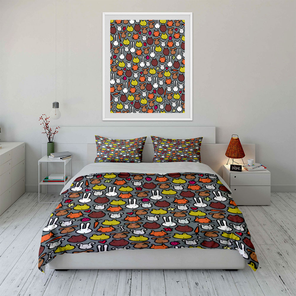 Conjunto de capa de edredom co - Duvet Cover Sets With Zipper avaliação e preço