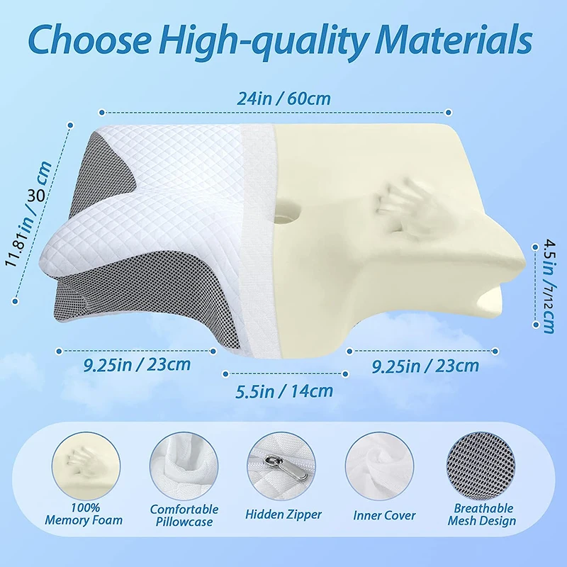 Almofada Ortopédica Contornada - Anti Snore Contour Pillow avaliação e preço