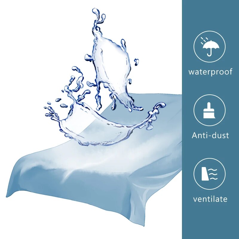 Lençol de cama à prova d'água, - Waterproof Mattress Protector Breathable avaliação e preço