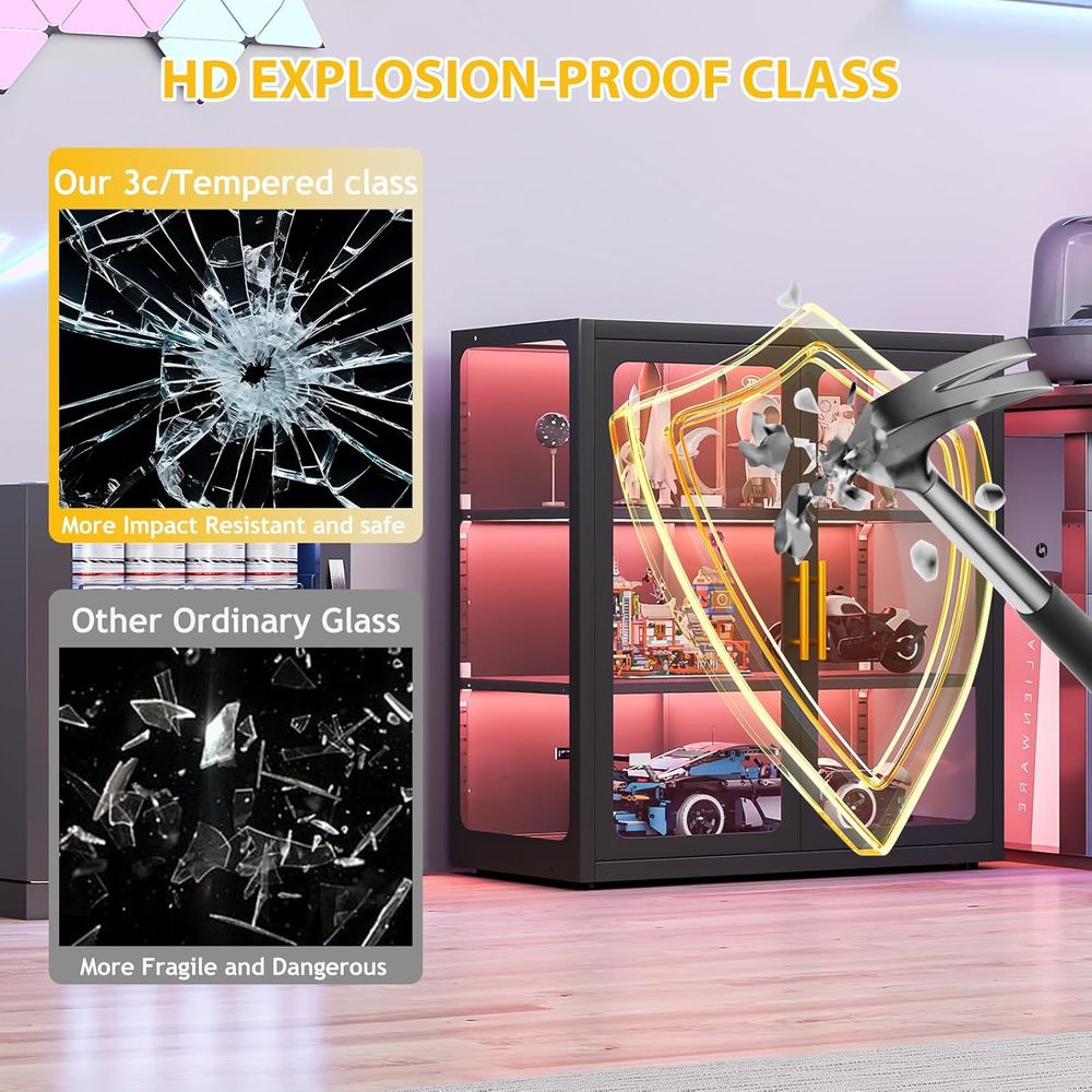 Armário Expositor de Vidro Alt - Lighting avaliação e preço