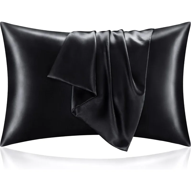 Fronha de cetim de vários tama - Satin Silk Pillowcase Hair Skin avaliação e preço