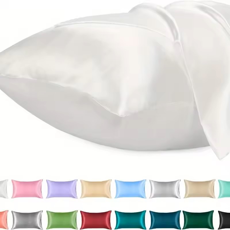 1PC Fronha de Cetim para Cabel - Satin Silk Pillowcase Hair Skin avaliação e preço