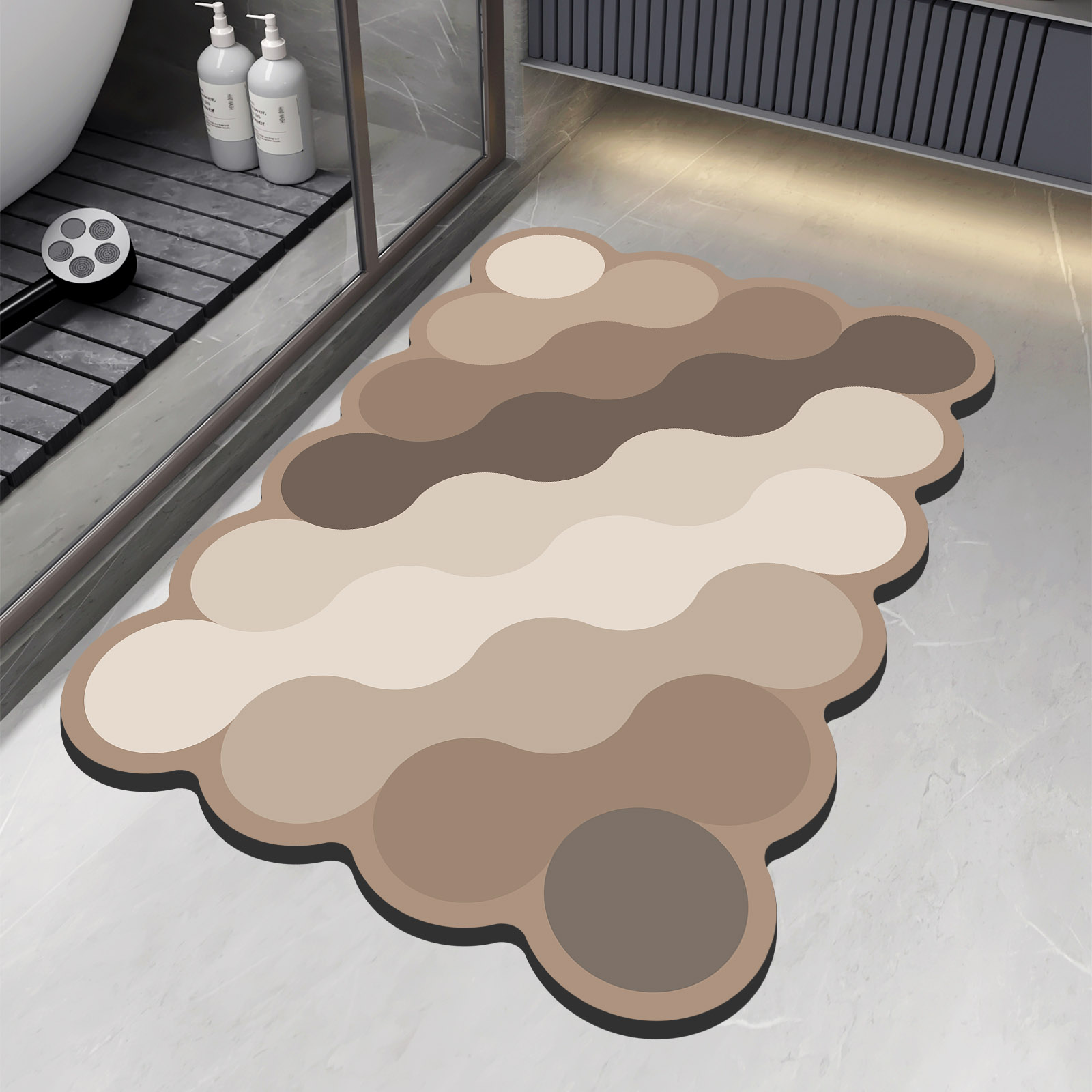 Luxo diatomite banheiro chuvei - Quick Dry Diatomite Bath Mat avaliação e preço